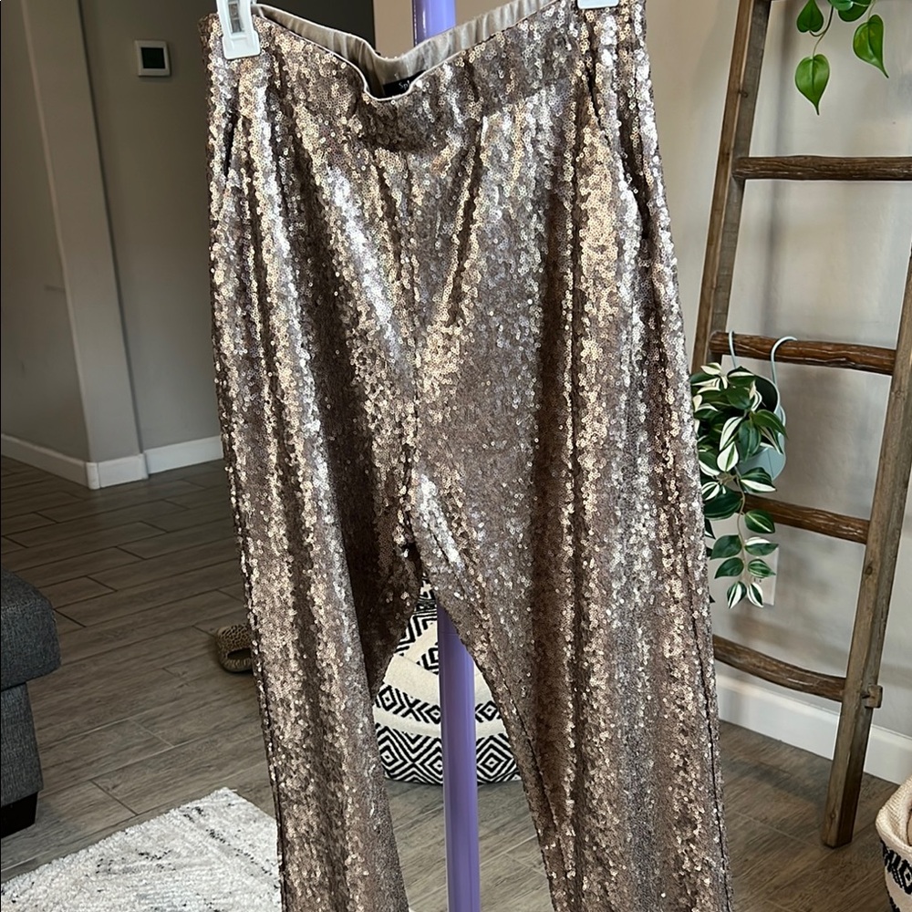 Sparkling Sequin Pants